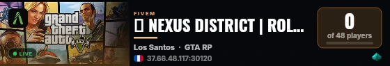 ❄️ ICE DISTRICT | ROLEPLAY live status badge