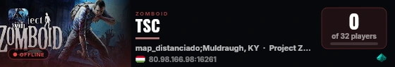 TSC live status badge