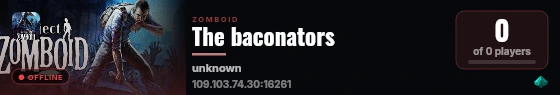 The baconators live status badge