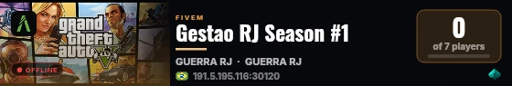 Gestao RJ Season #1 live status badge