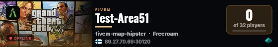 Test-Area51 live status badge