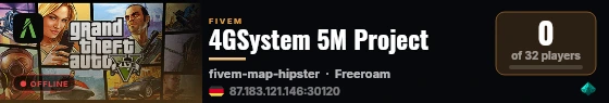 4GSystem 5M Project live status badge