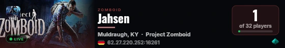 Jahsen live status badge