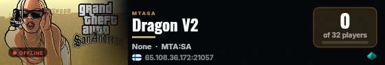 Dragon V2 live status badge