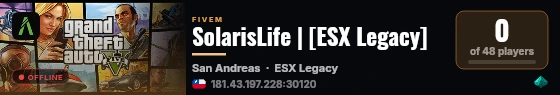 SolarisLife | [ESX Legacy] live status badge