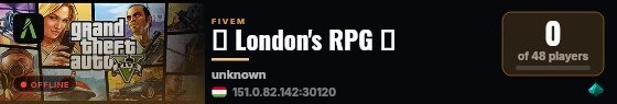 ✦ London's RPG ✦ live status badge