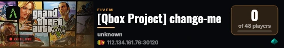 [Qbox Project] change-me live status badge