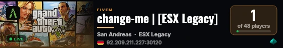 change-me | [ESX Legacy] live status badge