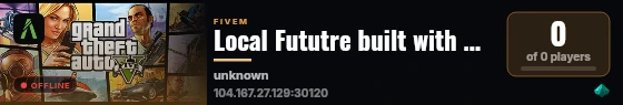 Local Fututre built with QBCore Framework by JericoFx & Kakarot & Hamy! live status badge