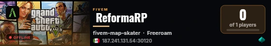  ReformaRP live status badge