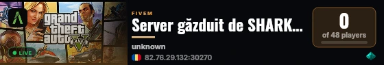 Server găzduit de SHARKY.ro live status badge