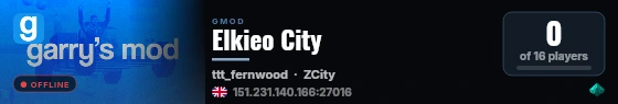 Elkieo City live status badge