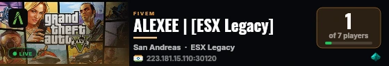 ALEXEE | [ESX Legacy] live status badge