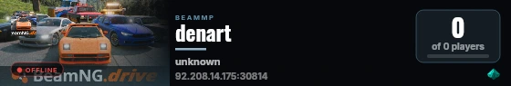 denart live status badge