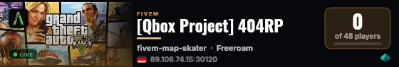 [Qbox Project] 404RP live status badge
