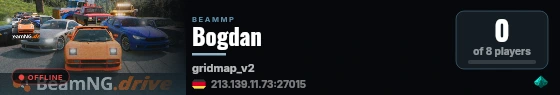 Bogdan live status badge