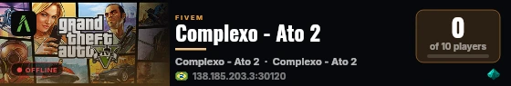 Complexo - Ato 2 live status badge