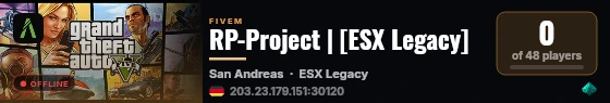 RP-Project | [ESX Legacy] live status badge