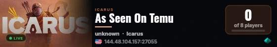 As Seen On Temu live status badge