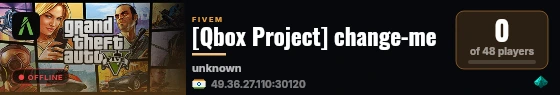 [Qbox Project] change-me live status badge