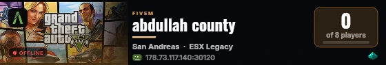abdullah county live status badge