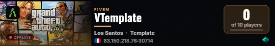 VTemplate live status badge
