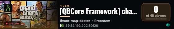 [QBCore Framework] change-me live status badge