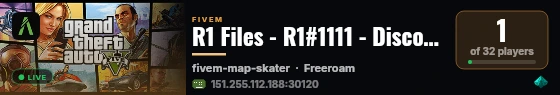 R1 Files - R1#1111 - Discord.gg/R1 live status badge