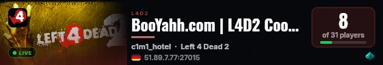 ! BooYahh.com ! Dead Center live status badge