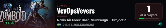 VevOpsVevers live status badge