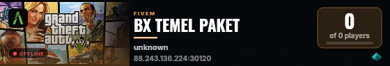 BX TEMEL PAKET  live status badge