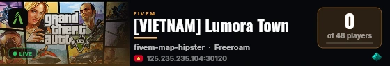 [VIETNAM] Lumora Town live status badge