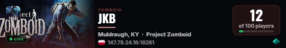 JKB live status badge