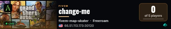 change-me live status badge