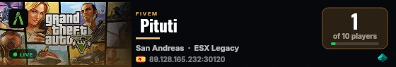  Pituti live status badge