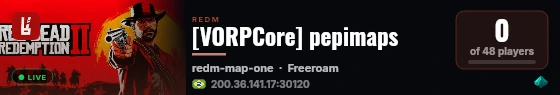 [VORPCore] pepimaps live status badge