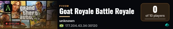 Goat Royale Battle Royale live status badge