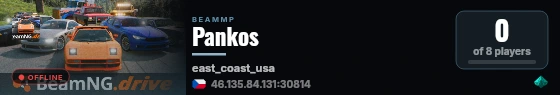 Pankos live status badge