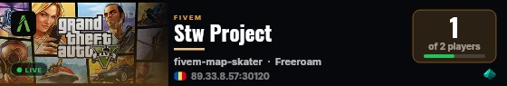 Stw Project live status badge