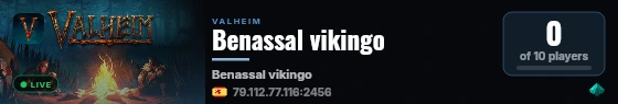 Benassal vikingo live status badge