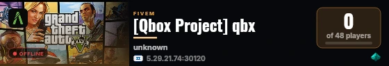 [Qbox Project] qbx live status badge