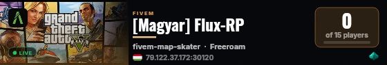 [Magyar] Flux-RP live status badge