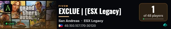 EXCLUE | [ESX Legacy] live status badge