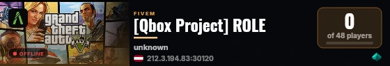 [Qbox Project] ROLE live status badge