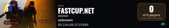 FASTCUP.NET live status badge