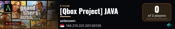 [Qbox Project] JAVA live status badge