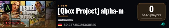 [Qbox Project] alpha-m live status badge