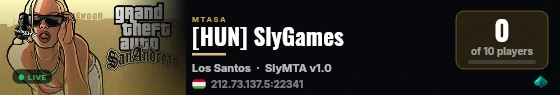 [HUN] SlyGames live status badge