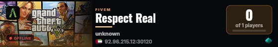 Respect Real live status badge