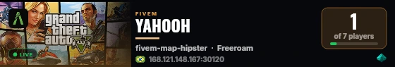 YAHOOH live status badge
